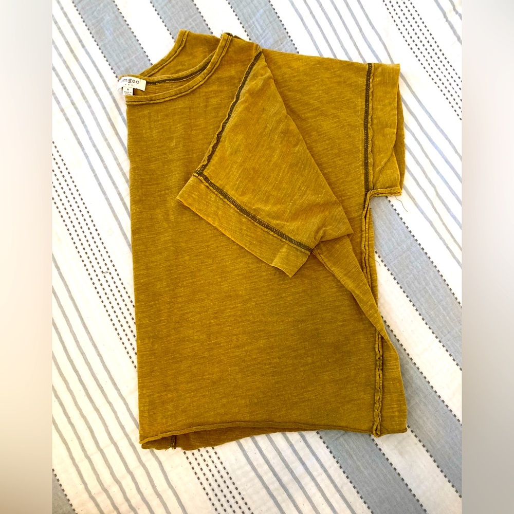 Umgee Mustard Gold Tunic Size M